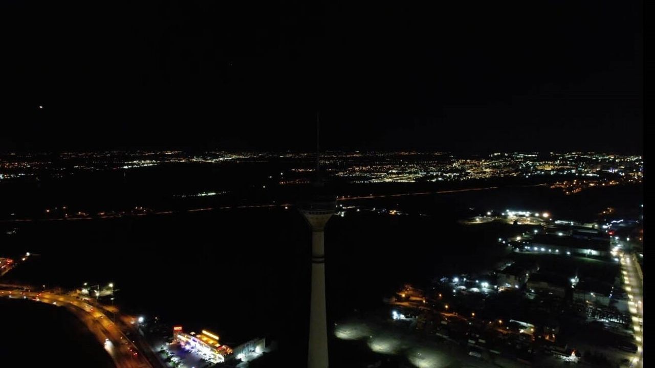 Büyükçekmece Televizyon Kulesinde İkaz Lambaları Çalışmıyor — Hava Trafiği İçin Risk