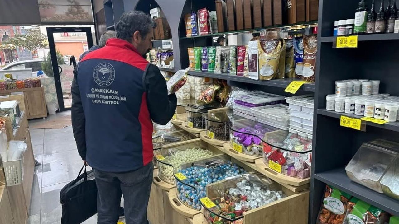 Çanakkale'de yılbaşı öncesi gıda denetimleri sıklaştırıldı