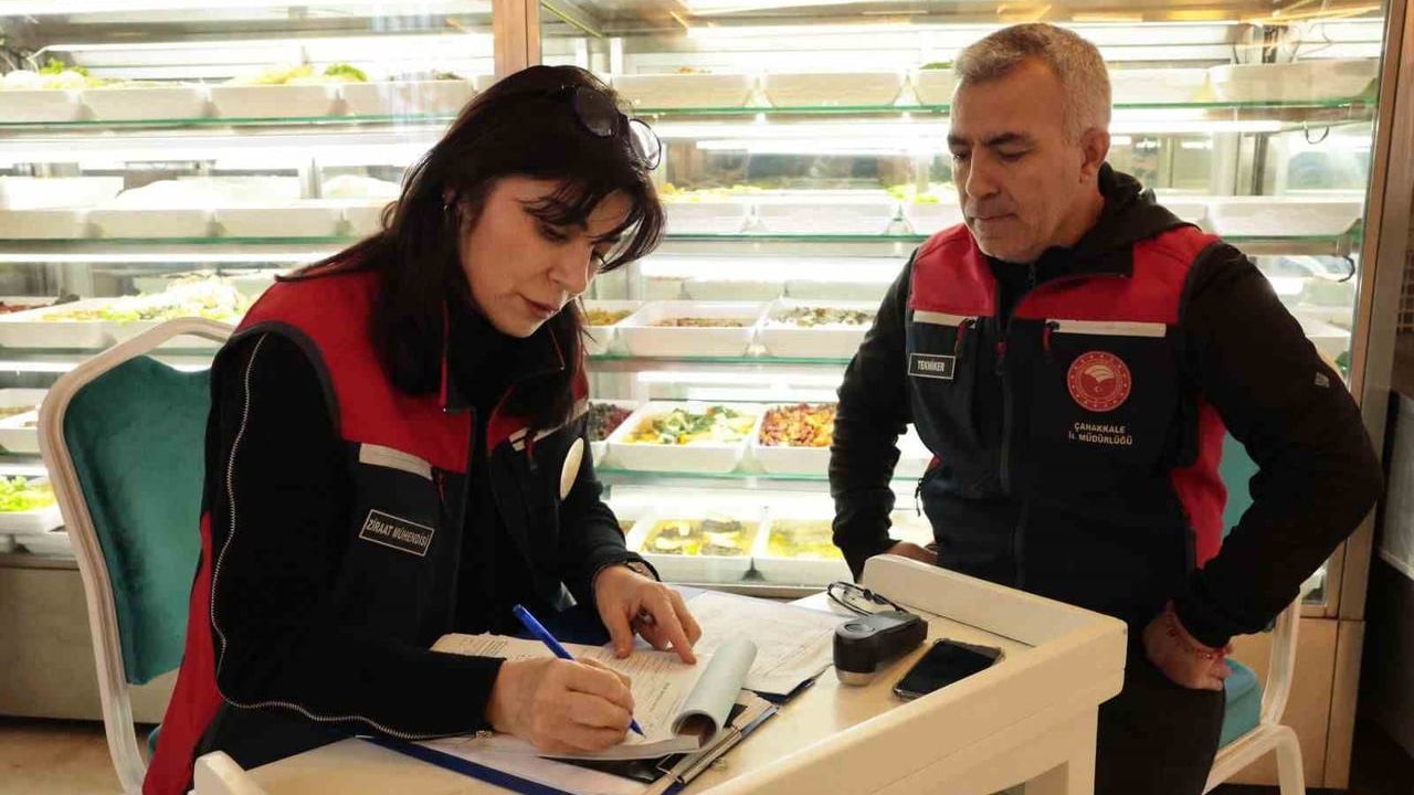 Çanakkale'de yılbaşı öncesi gıda ve içecek denetimleri sıklaştırıldı