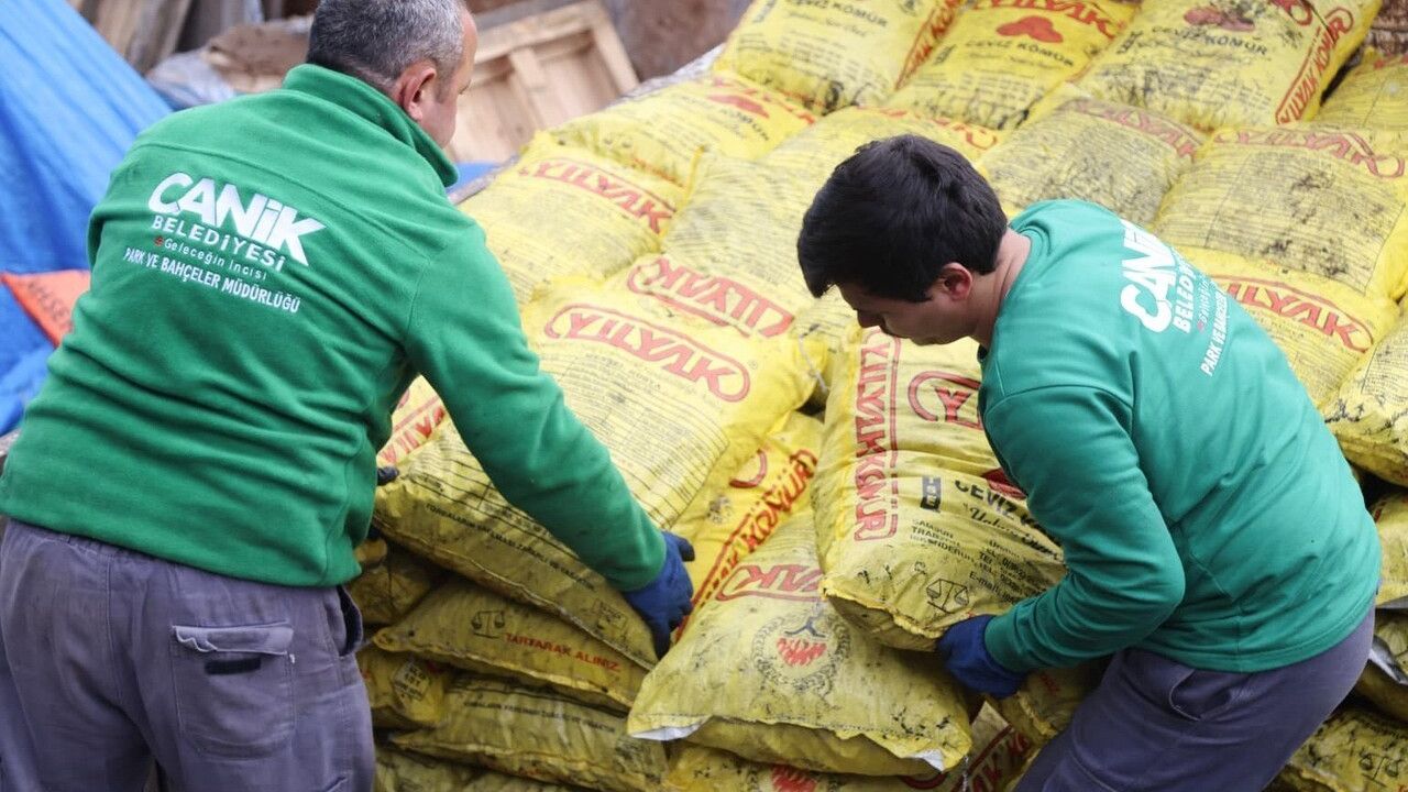 Canik Belediyesi’nden 2025-2026 dönemi yakacak desteği: Kömür ve odun evlere ulaştırılıyor