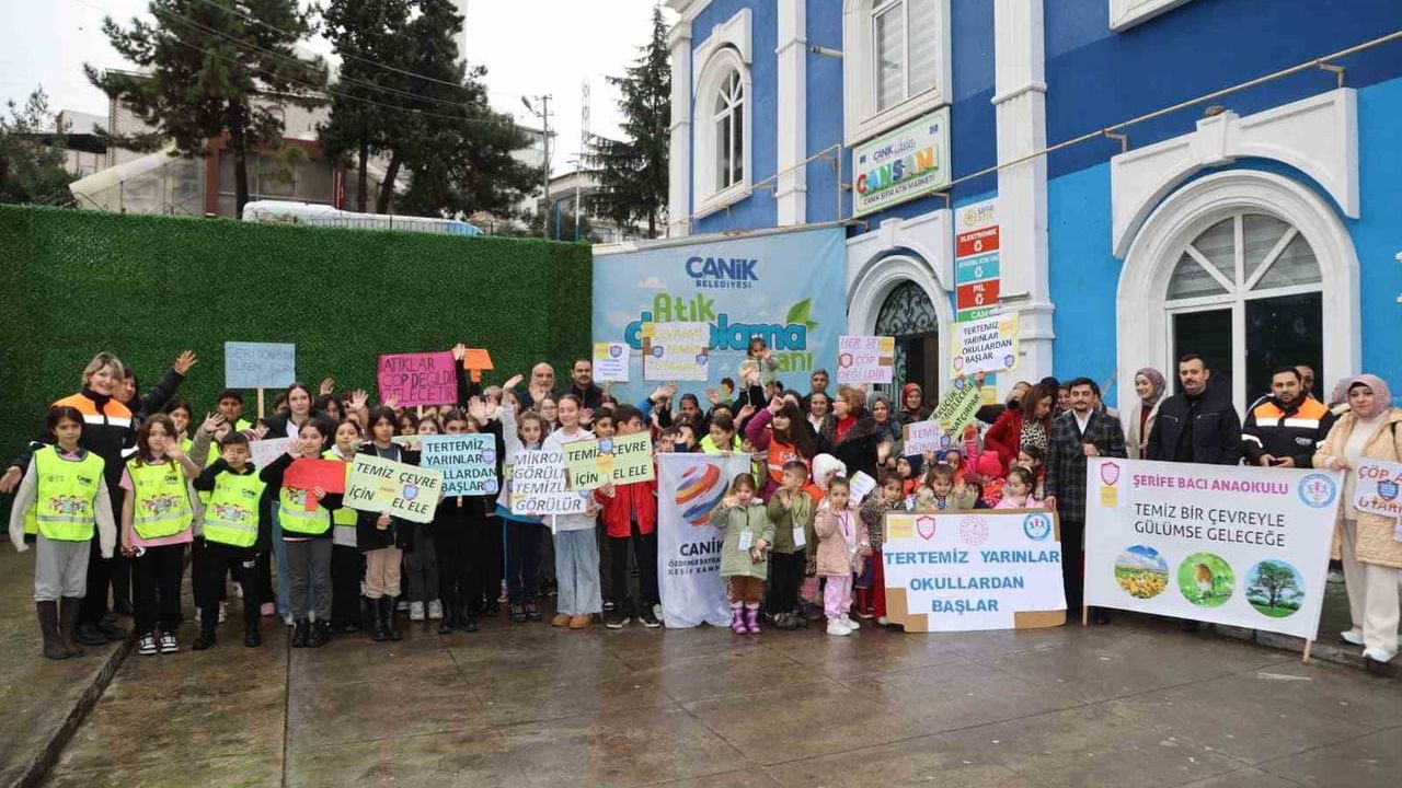 Canik Sıfır Atık Marketi, aile bütçesine katkı ve gençlerde çevre bilinci kazandırıyor