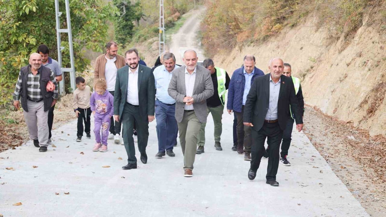 Canik'te 2025'te 27,8 km yeni beton yol tamamlandı; 2026 programı hazır