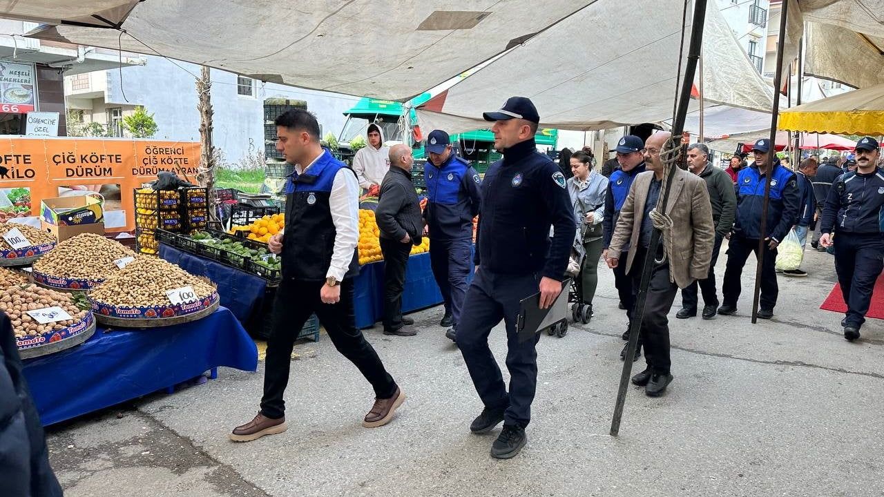 Çayırova’da semt pazarlarında fiyat ve tartı denetimi