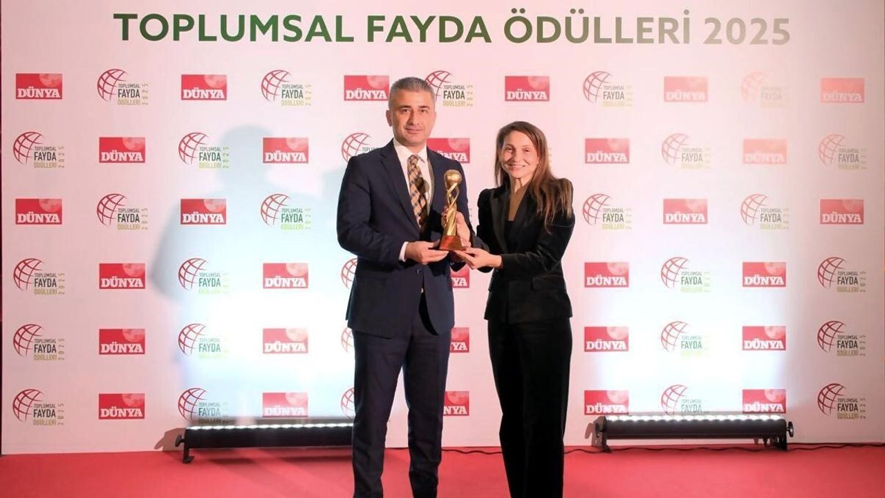Çolakoğlu Metalurji Spor Kulübü'ne Toplumsal Fayda Ödülü
