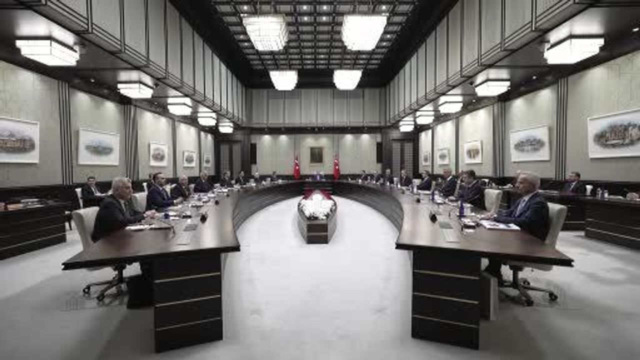 Cumhurbaşkanlığı Kabinesi Beştepe’de Cumhurbaşkanı Recep Tayyip Erdoğan Başkanlığında Toplandı