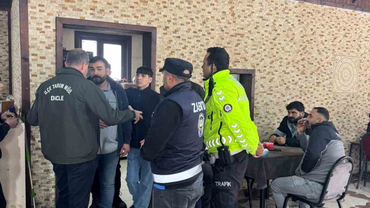 Dicle'de yılbaşı öncesi umuma açık ve içkili yerlerde denetim