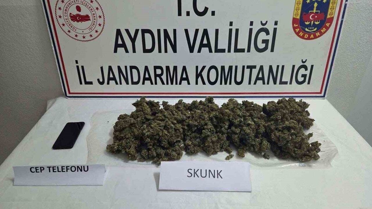 Didim’de jandarmadan uyuşturucu operasyonu: 1 kilogram ele geçirildi, şüpheli tutuklandı