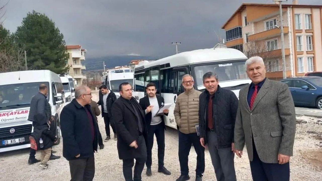 Dinar’da öğrenci servisleri denetlendi: Güvenlik ve mevzuat ön planda