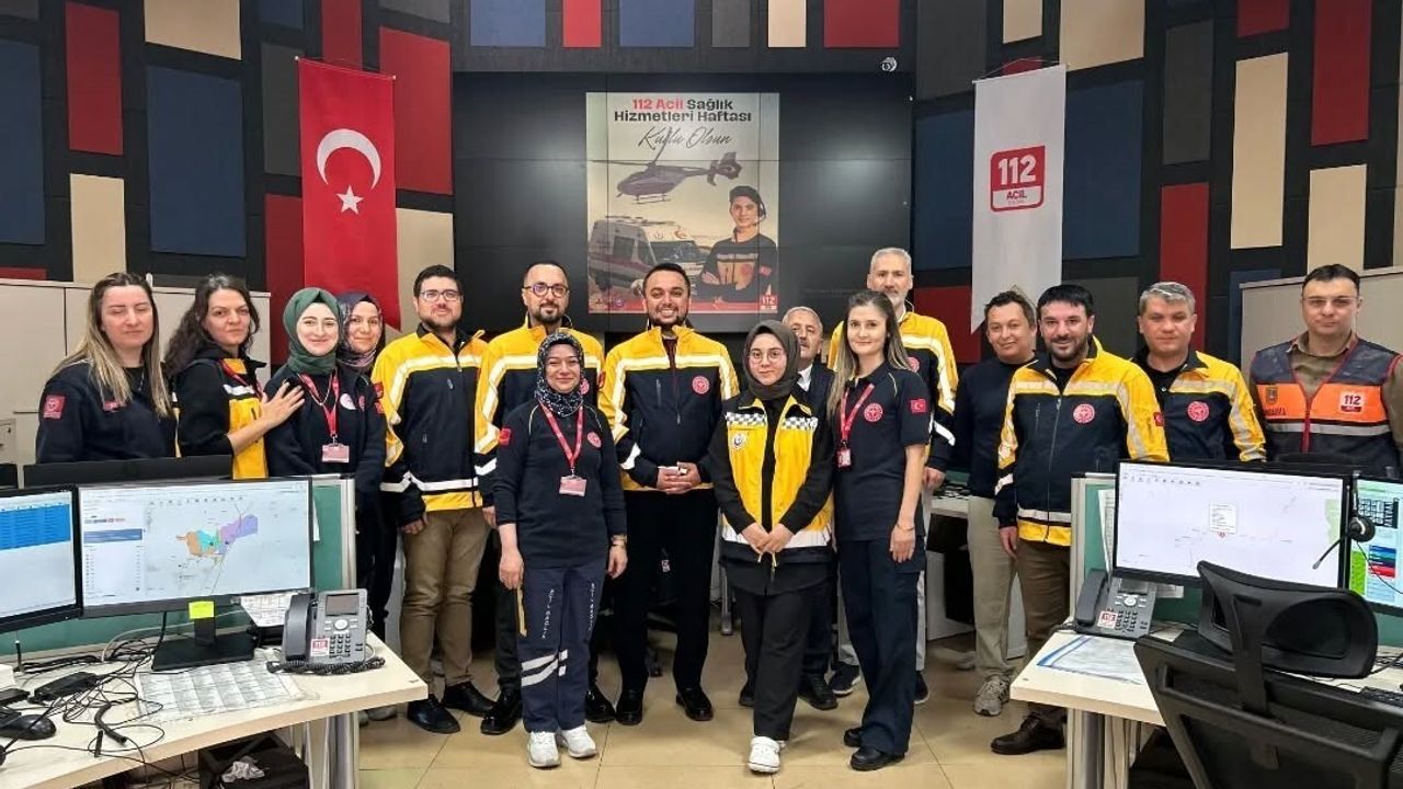 Dr. Doğan Bahadır İnan 112 İstasyonlarını Ziyaret Ederek Acil Sağlık Çalışanlarının Haftasını Kutladı