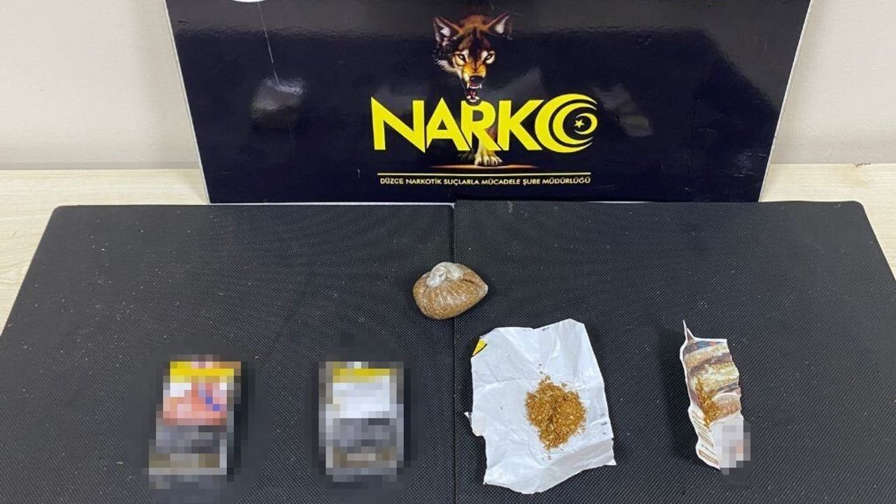 Düzce Çilimli'de köy evinde uyuşturucu satıcısı tutuklandı