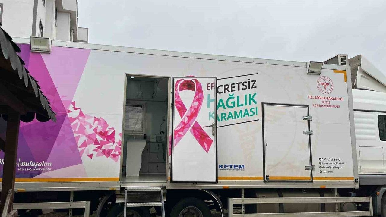 Düzce'de Mobil Kanser Taraması: Cumayeri'nde Ücretsiz Tarama Hizmeti