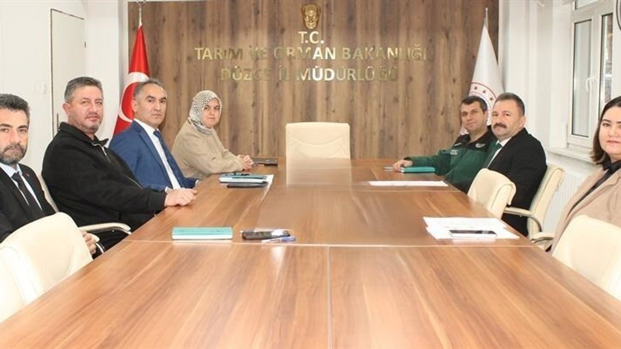 Düzce'de Tarım ve Orman Müdürleri Koordinasyon Toplantısında İş Birliği Güçlendirildi