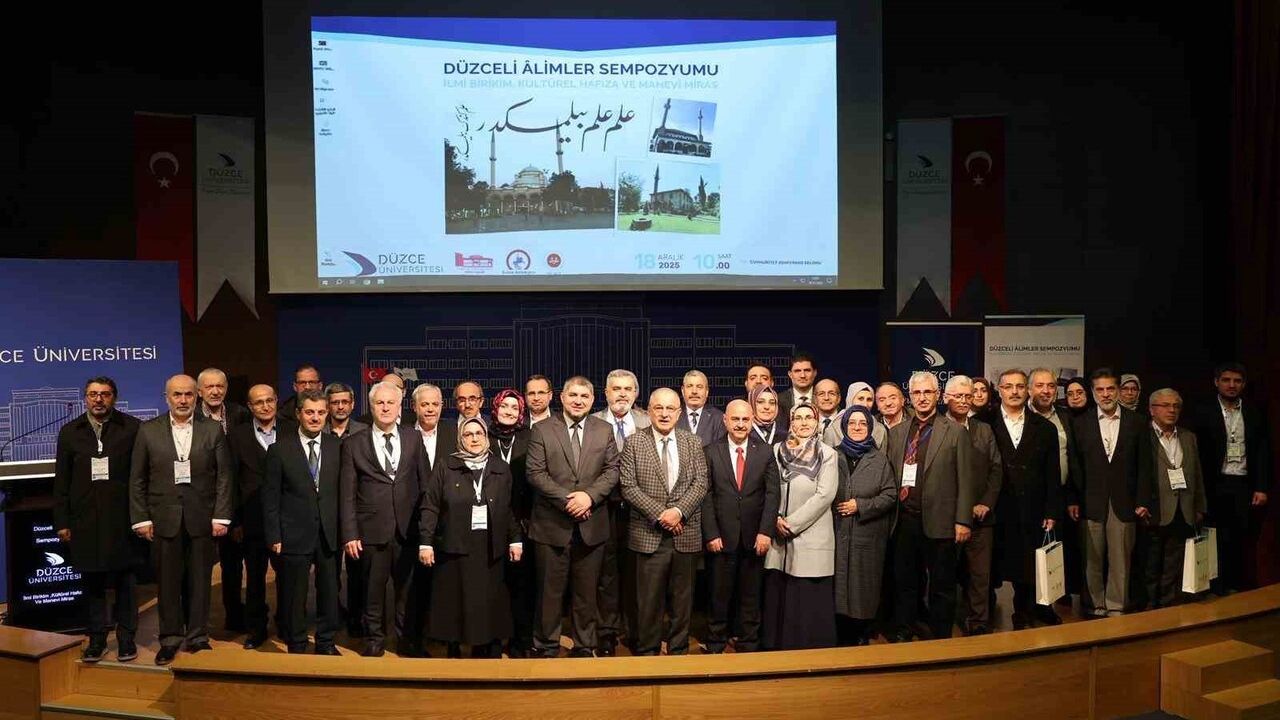 Düzceli Alimler Sempozyumu: Düzce’nin ilmî ve manevi mirası tartışıldı