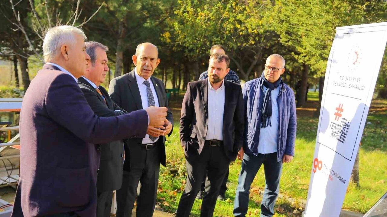 Edirne'de Hibrit Enerjili Tohum Kurutma Makinesi Tanıtıldı