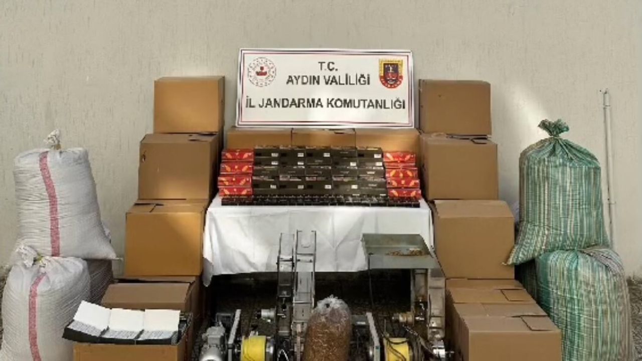 Efeler'de kaçak sigara operasyonu: 2 gözaltı