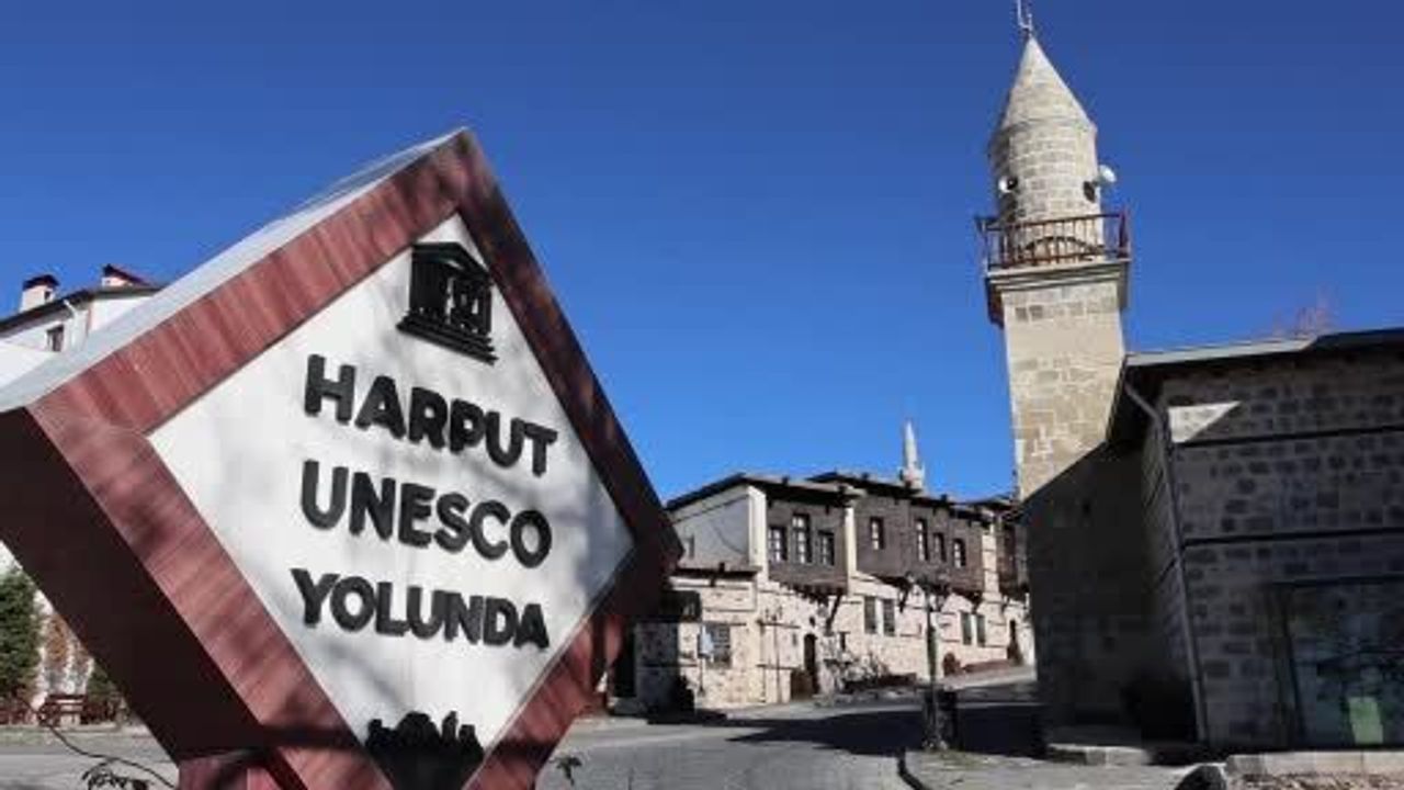 Elazığ'da kış ortasında Harput'ta bahar havası
