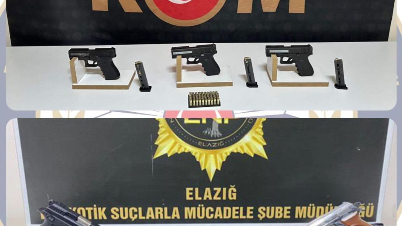Elazığ’da uyuşturucu ve silah operasyonu: 1 kişi tutuklandı