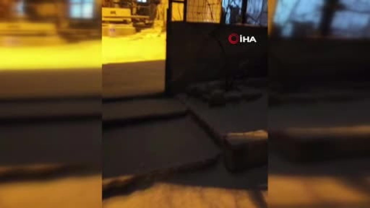 Elmadağ'da akşam kar yağışı ilçeyi beyaza bürüdü