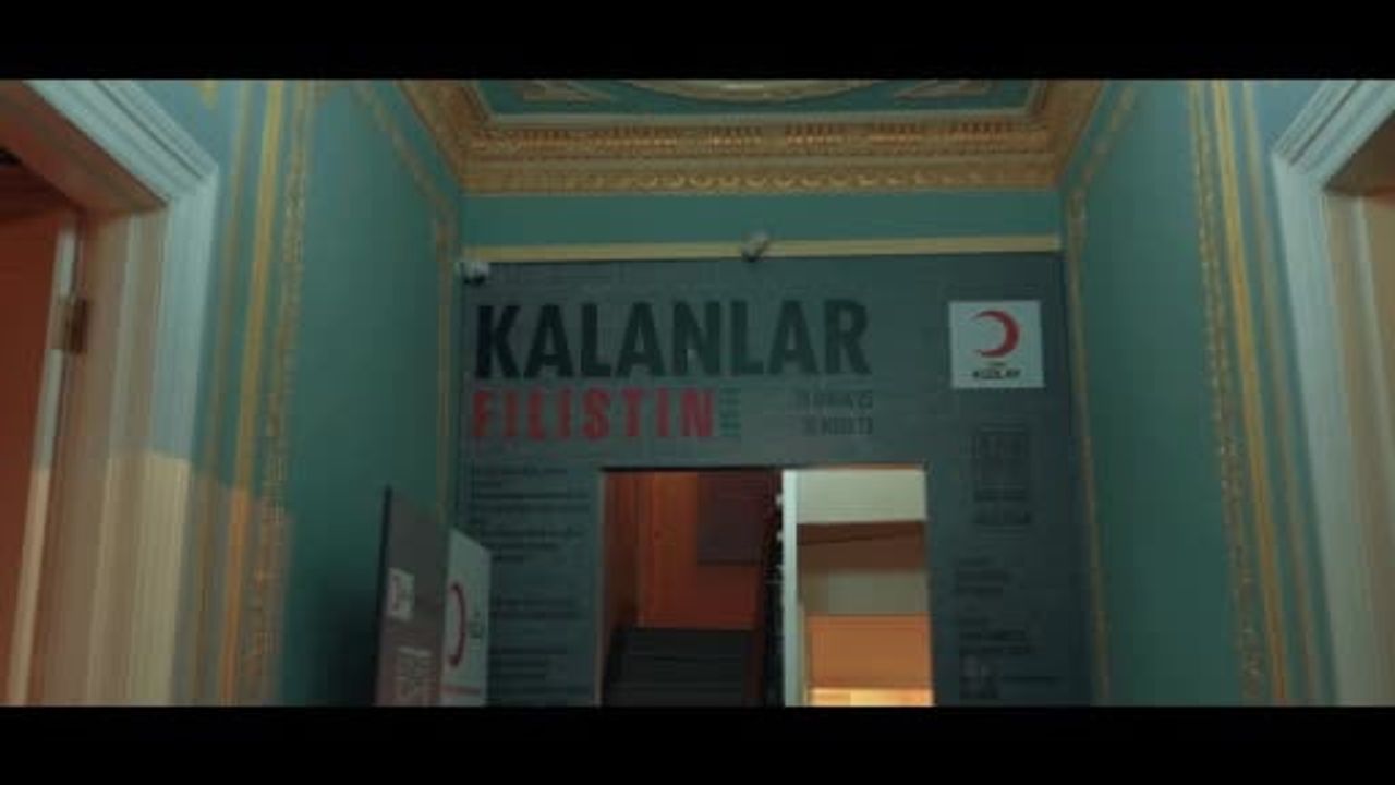 Emine Erdoğan'dan Kalanlar Filistin Sergisi paylaşımı