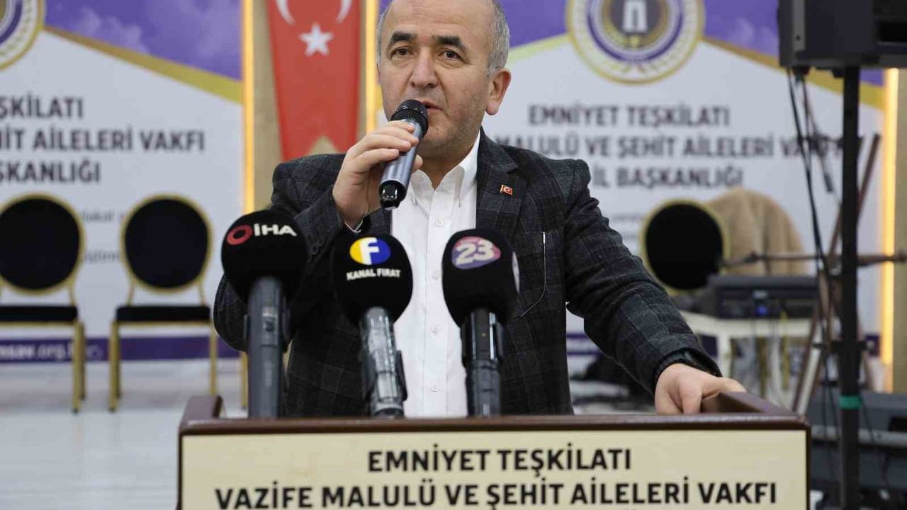 EMŞAV Elazığ'da 'Şühedaya Vefa, Gazileri Hürmet Buluşması' düzenlendi