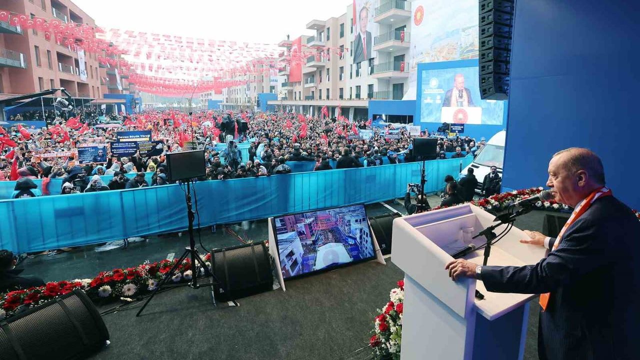 Erdoğan Hatay Antakya’da 455 bininci afet konutunun teslim edildiğini açıkladı