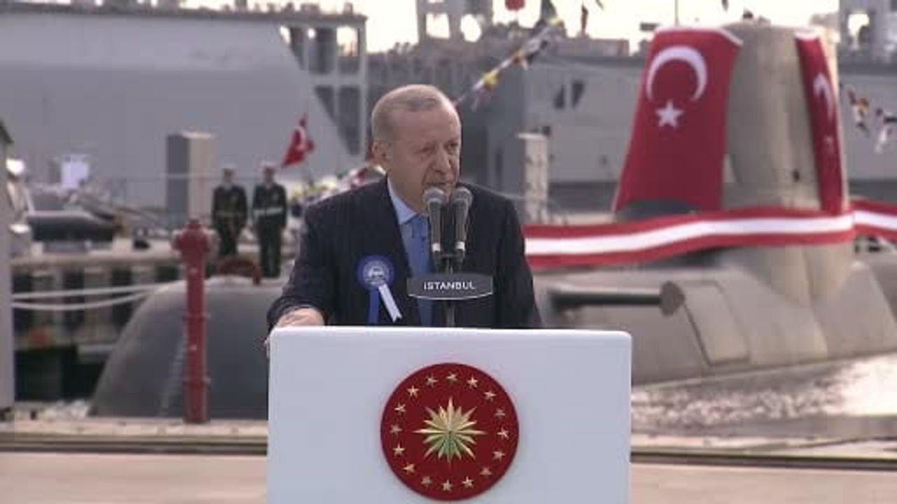 Erdoğan: Türkiye, kendi savaş gemisini geliştiren 10 ülkeden biri; savunma ihracatında 11. sıradayız