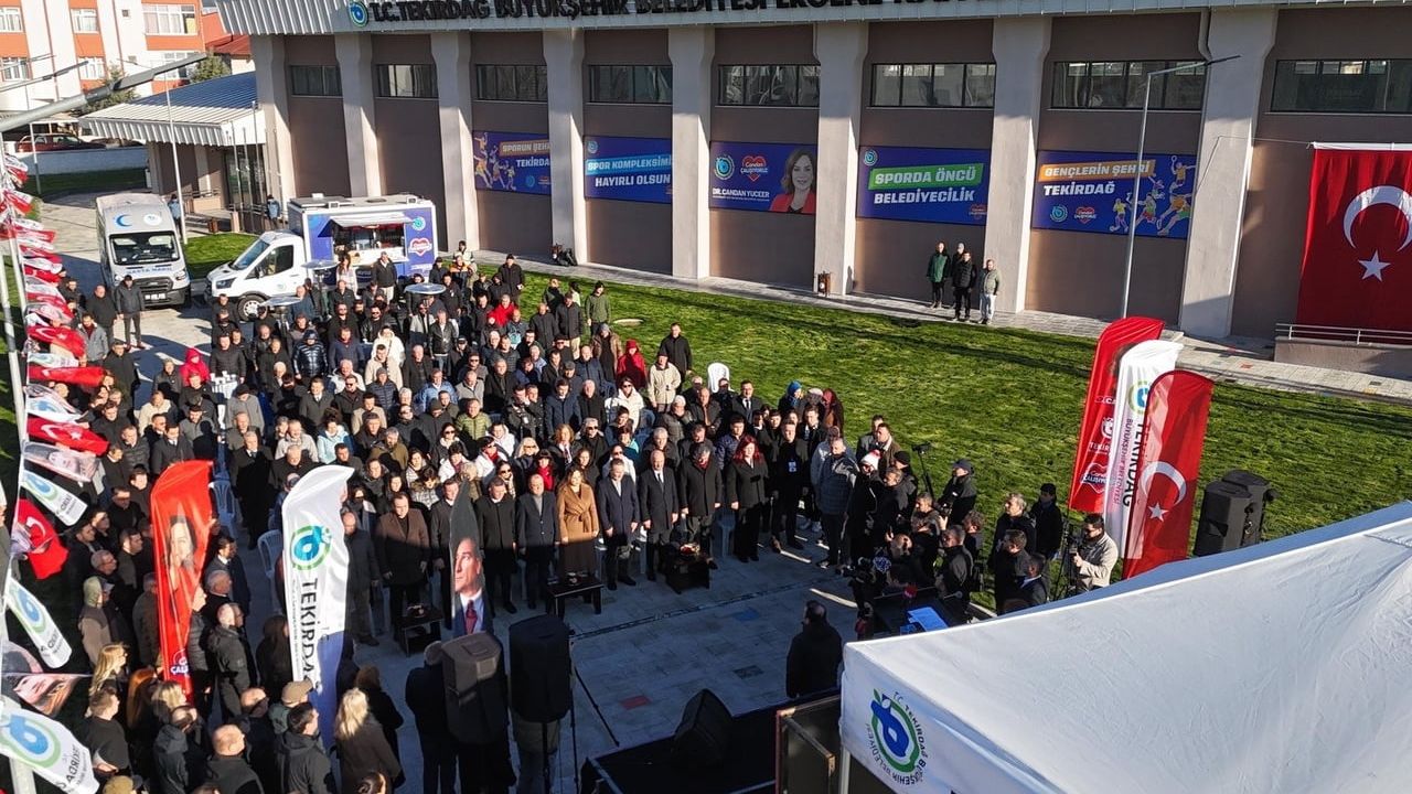 Ergene Spor Salonu FIBA standartlarında, bin 200 metrekare ve 500 kişilik tribünle açıldı