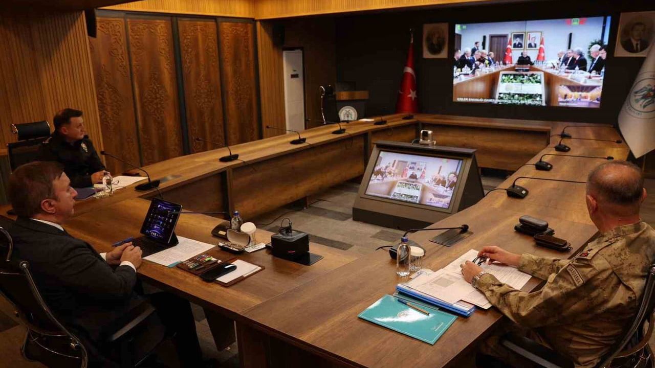 Erzincan'da Yeni Yıl Tedbirleri VKS Toplantısında Ele Alındı