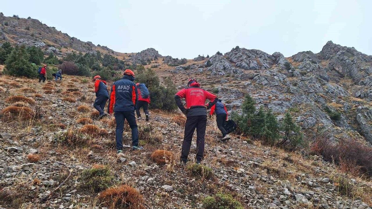 Erzincan Kalecik'te kayalıklarda mahsur kalan 11 keçi 3 saatte kurtarıldı