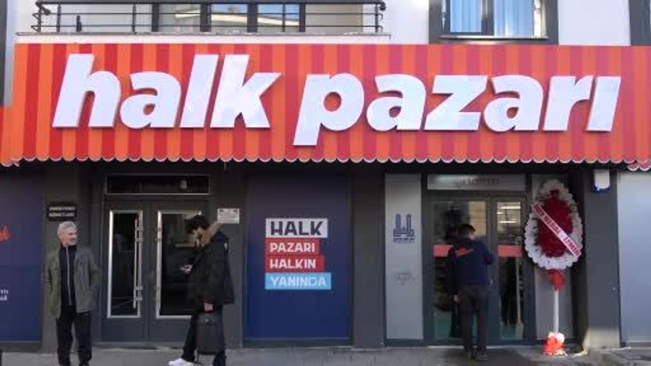 Erzurum'da Halk Pazarı'nın 10'uncu Şubesi Vaniefendi'de Açıldı