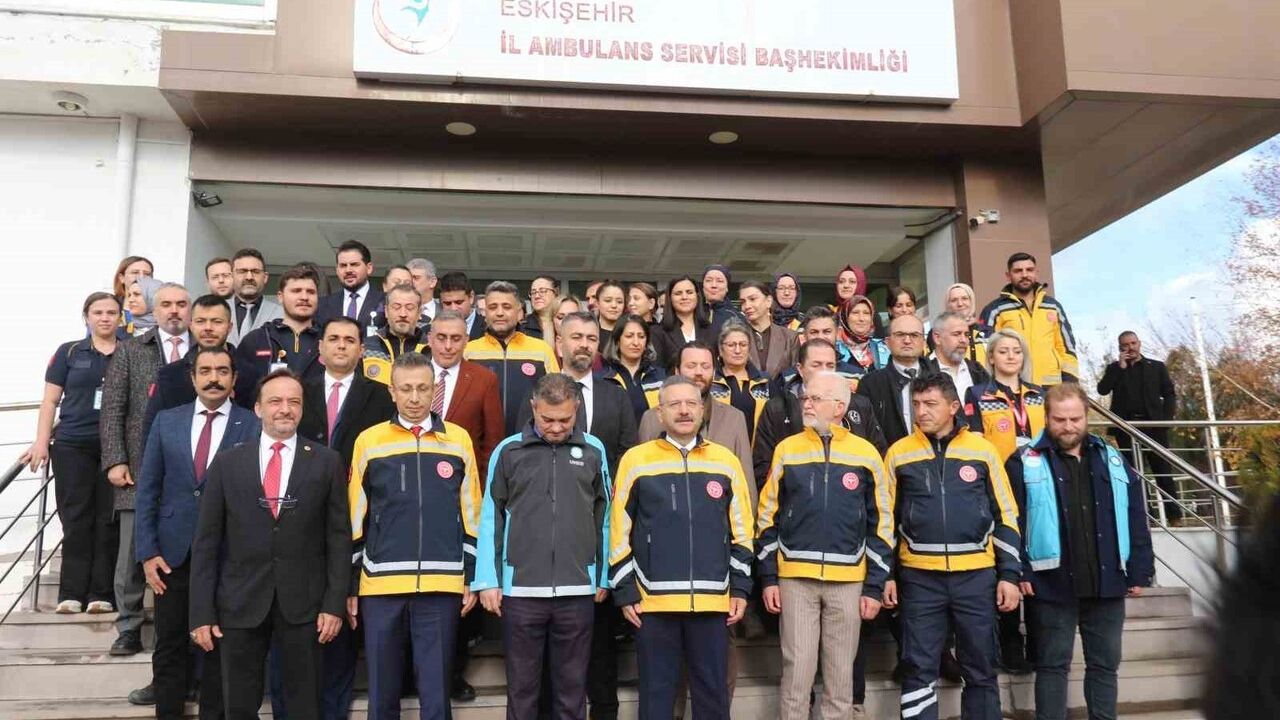 Eskişehir'de acil sağlık ekipleri vakalara ortalama 5,7 dakikada ulaşıyor