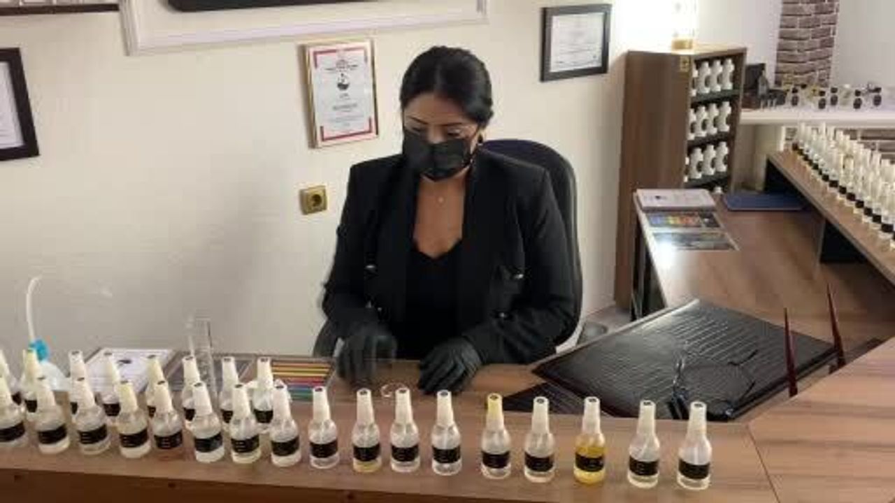 Eskişehirli kadın, parfüm kursuyla kendi markasını kurdu