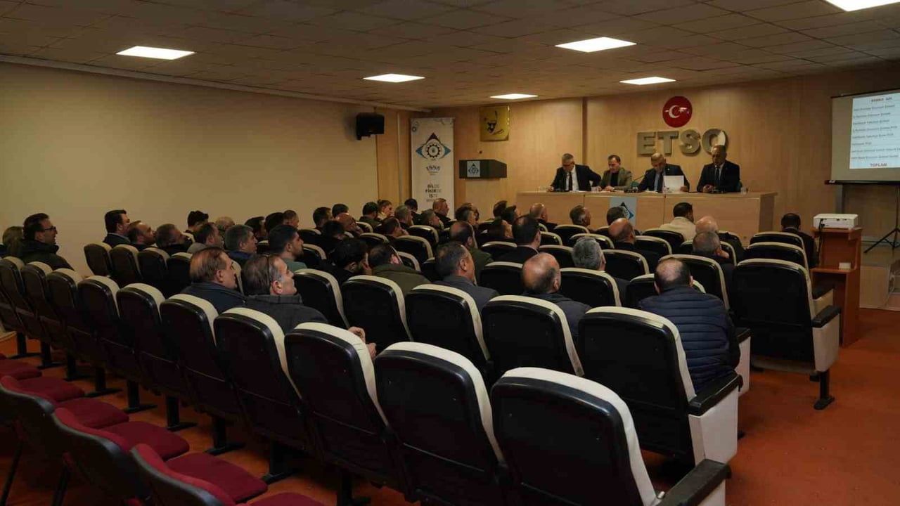 ETSO 2025 Aralık Olağan Meclis Toplantısı: Mizan ve Bütçe Raporu Oybirliğiyle Kabul Edildi