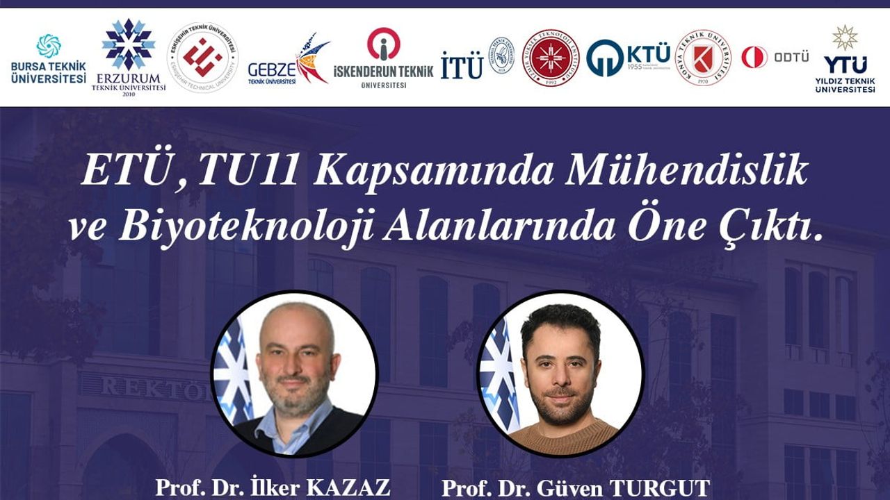 ETÜ'nün iki projesi TU11 BAP İş Birliği Araştırma Projeleri kapsamında desteklendi