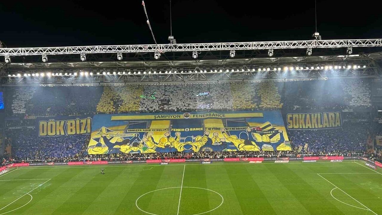 Fenerbahçe taraftarları, Galatasaray derbisi için kapsamlı koreografi hazırladı