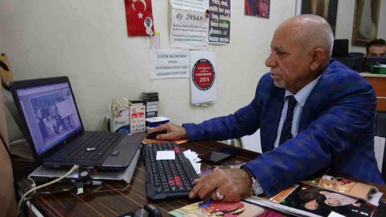 Gaziantep'te 70 yaşındaki Recep Özkendirci'nin 55 yıllık fotoğrafçılık serüveni
