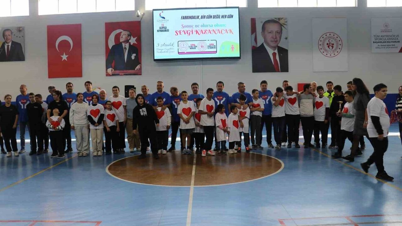 Gazipaşa'da 3 Aralık Dünya Farkındalık Günü: Özel Öğrencilerle Dayanışma ve Spor Etkinliği