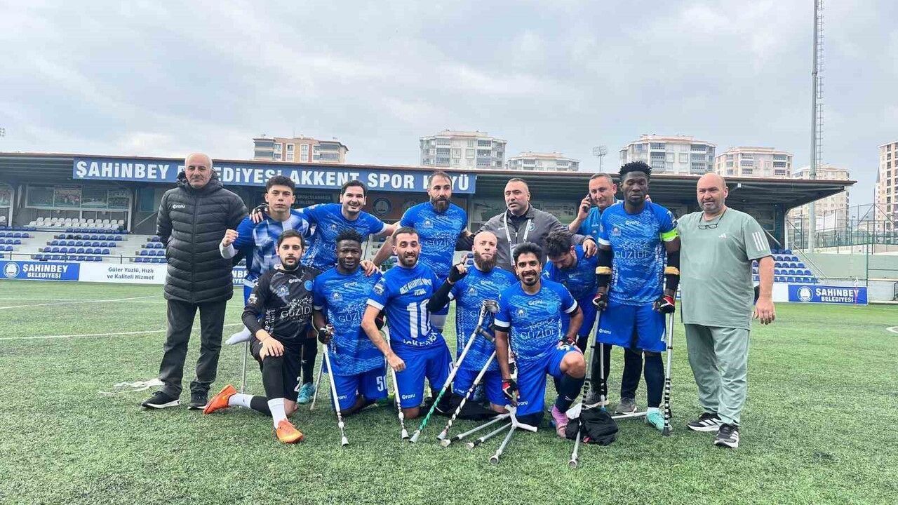 Gebze Belediyesi Ampute Futbol Takımı sezona 2-1 galibiyetle başladı