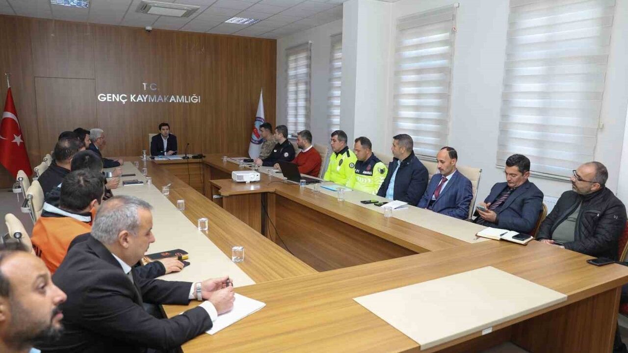 Genç’te 'Kış Tedbirleri Koordinasyon ve İşbirliği Toplantısı' gerçekleştirildi