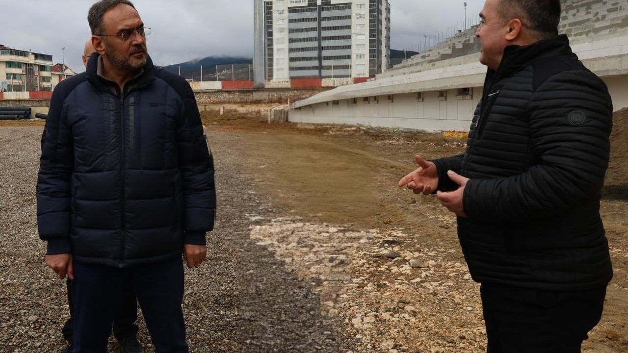 Gençlik ve Spor Bakanlığı Daire Başkanı Kablan, Bilecik’te yatırımları yerinde inceledi