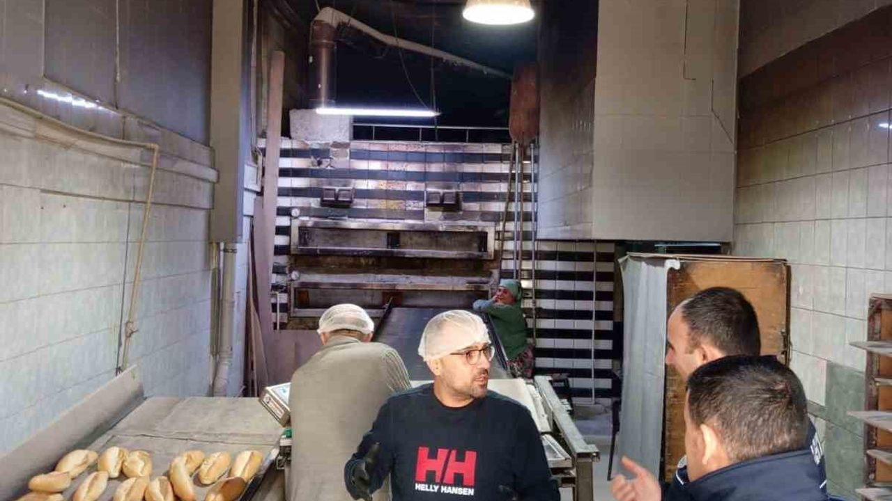 Germencik'te fırın ve unlu mamul işletmelerine hijyen denetimi
