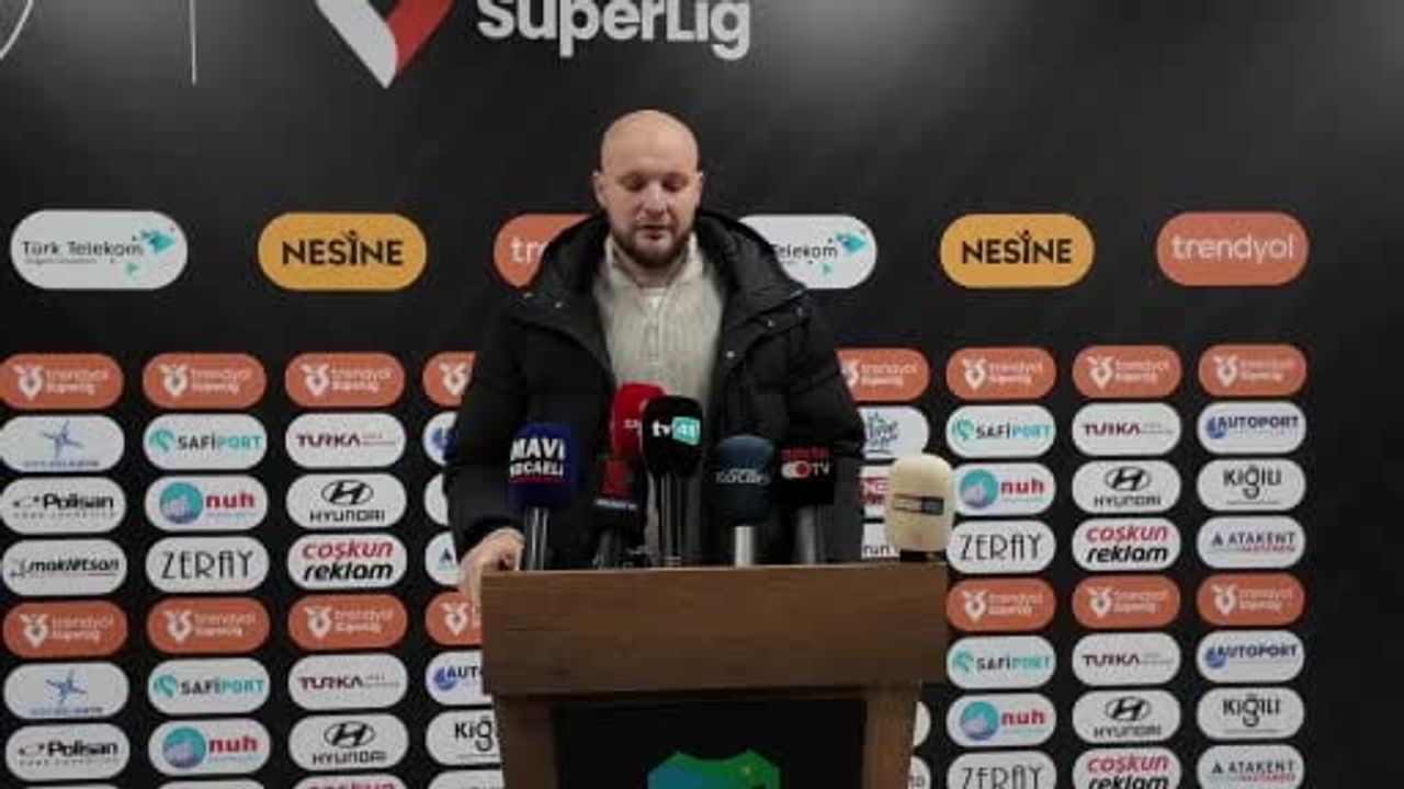 Gökhan Değirmenci: "Kupa kulübün genlerinde var" — Kocaelispor, Erzurumspor FK’yı 3-1 yendi