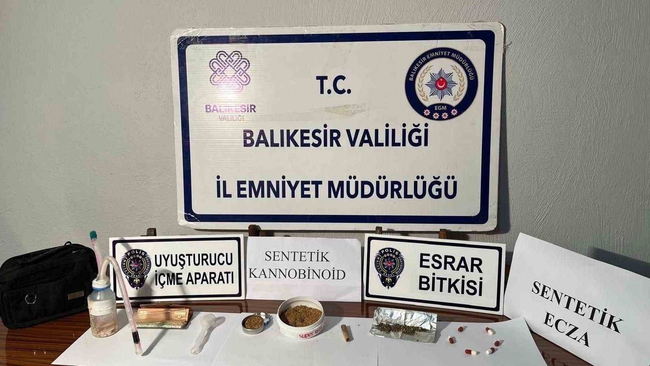 Gönen’de uyuşturucu operasyonu: 3 şüpheli gözaltına alındı, 57,6 gram ele geçirildi