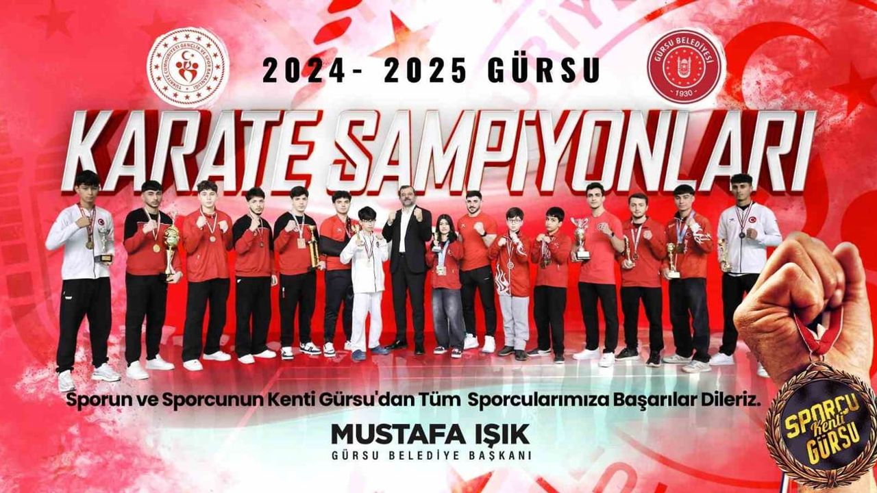 Gürsu Belediyesi, 2024-2025 sezonunda sporcularını ödüllendirdi