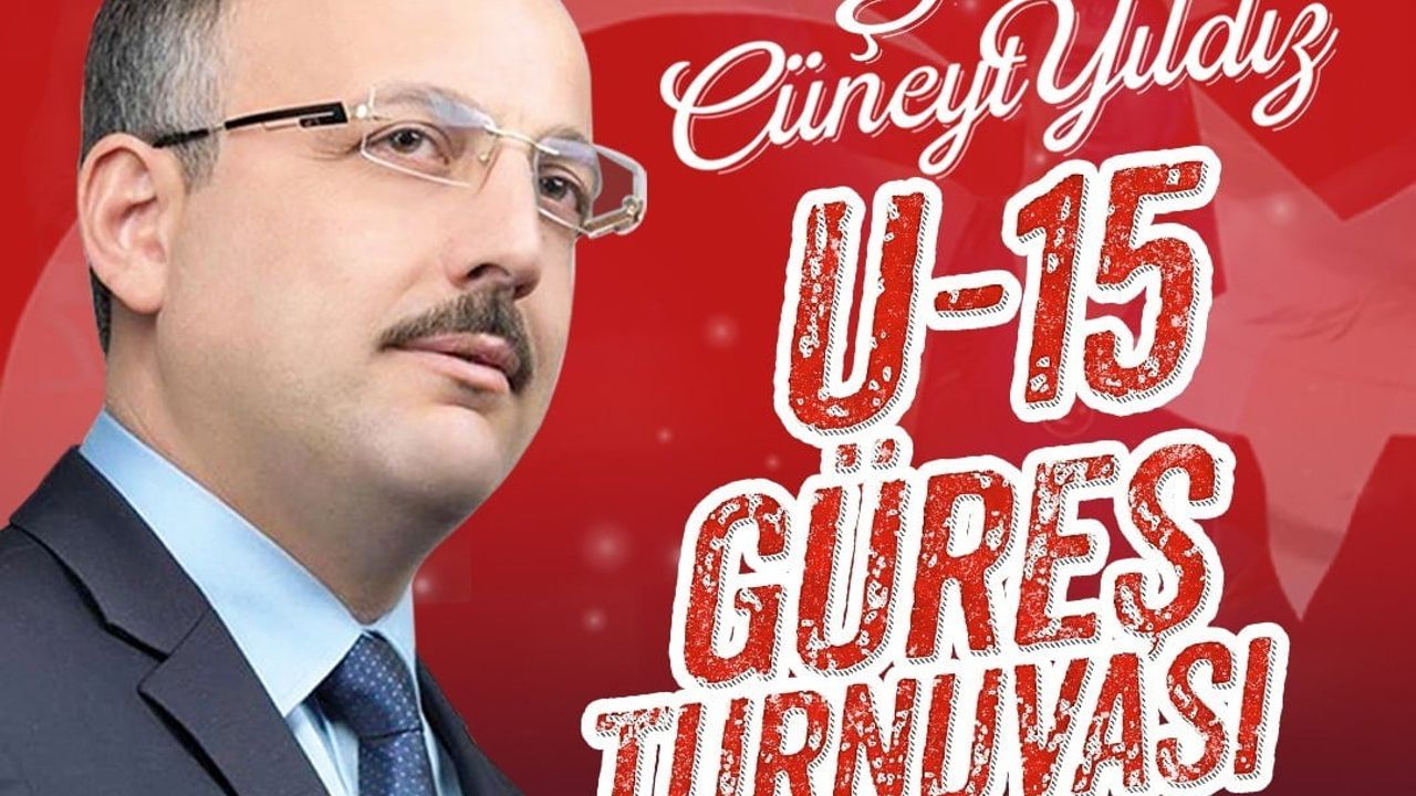 Gürsu'da üçüncü Şehit Cüneyt Yıldız U-15 Güreş Turnuvası 28 Aralık'ta