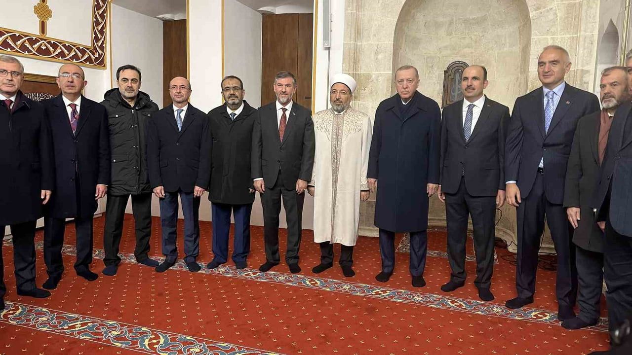 Habib-i Neccar Camii, Konya Büyükşehir’in restorasyonuyla Cumhurbaşkanı Erdoğan tarafından yeniden ibadete açıldı