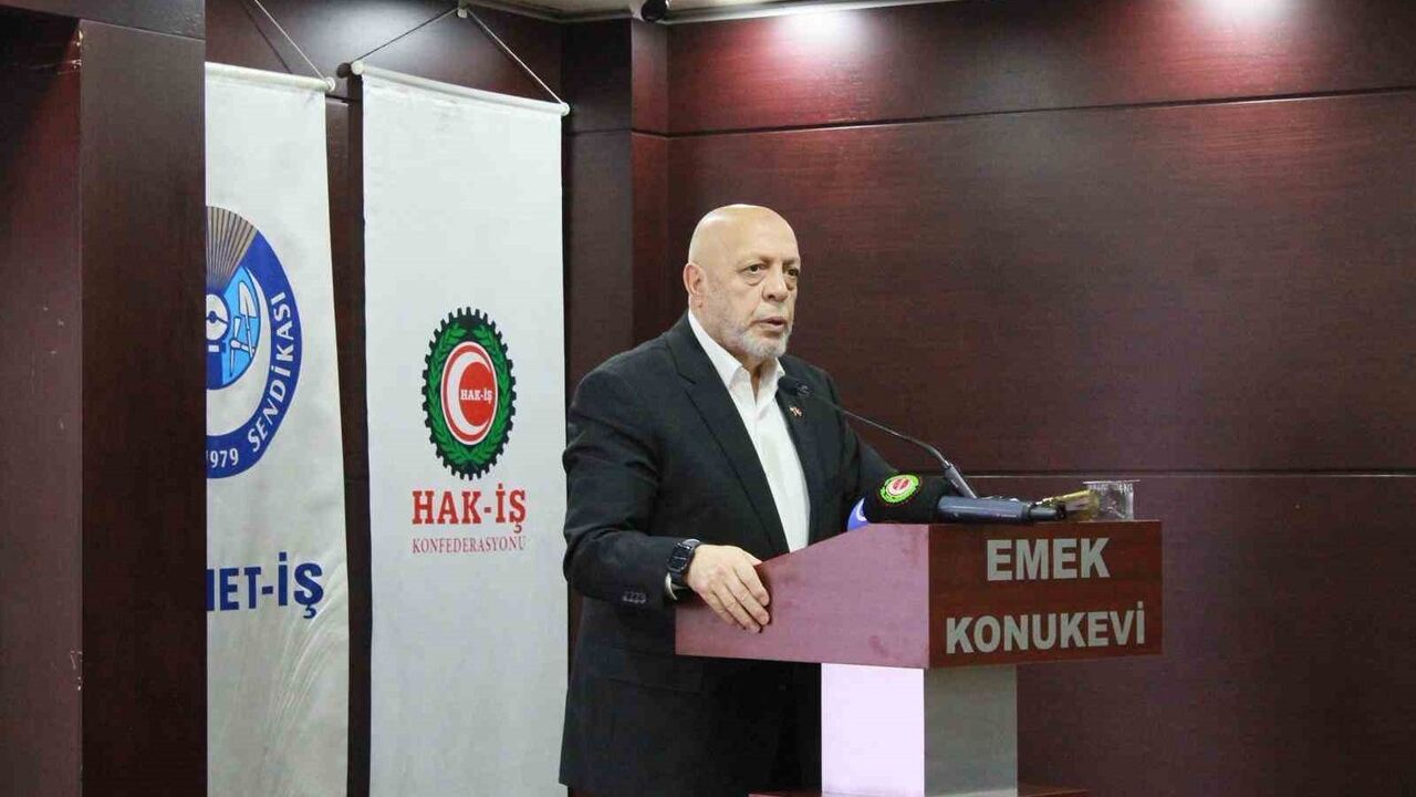 HAK-İŞ Başkanı Arslan: Asgari Ücret Komisyonu yapısı değişmezse sağlıklı asgari ücret çıkmaz