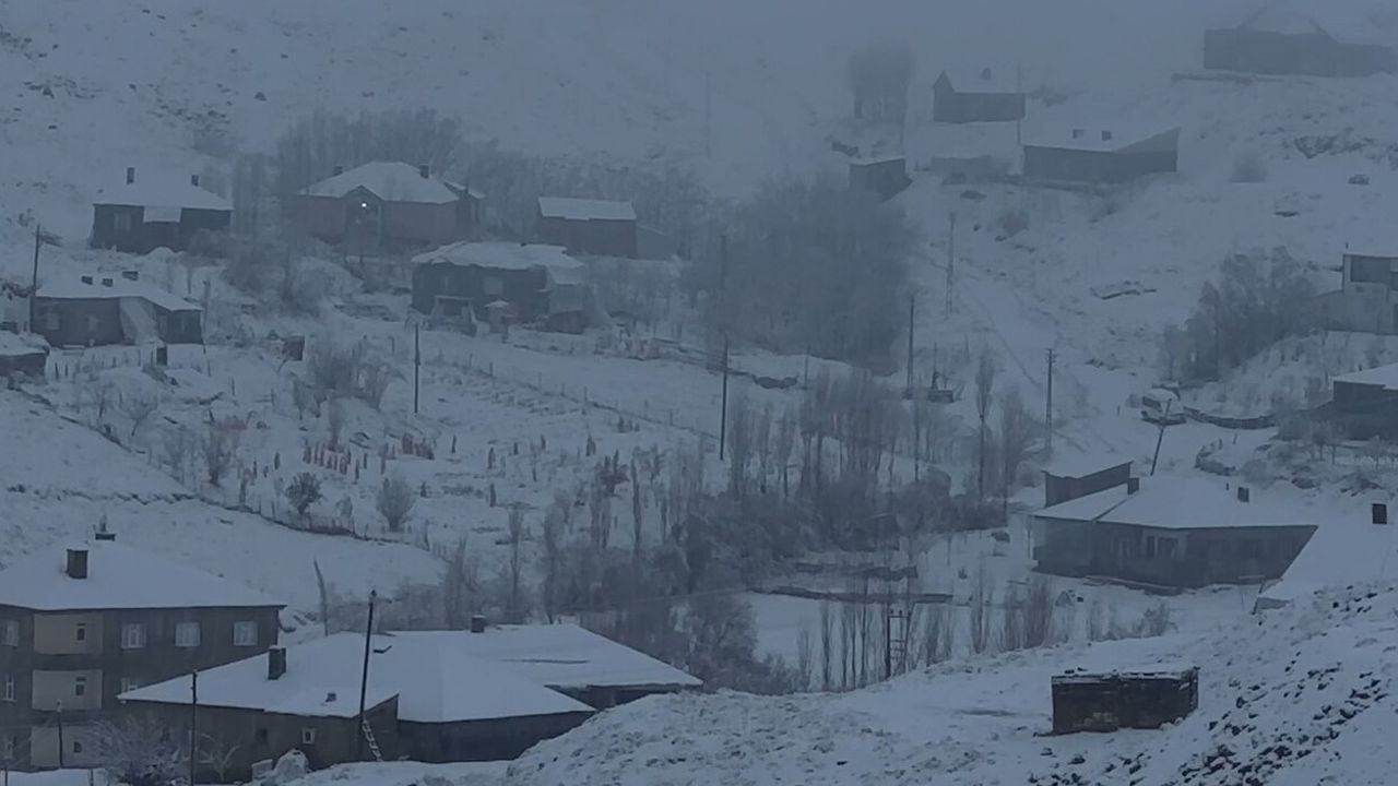 Hakkari'de yoğun kar yağışı 43 yerleşim yerinin yolunu ulaşıma kapattı