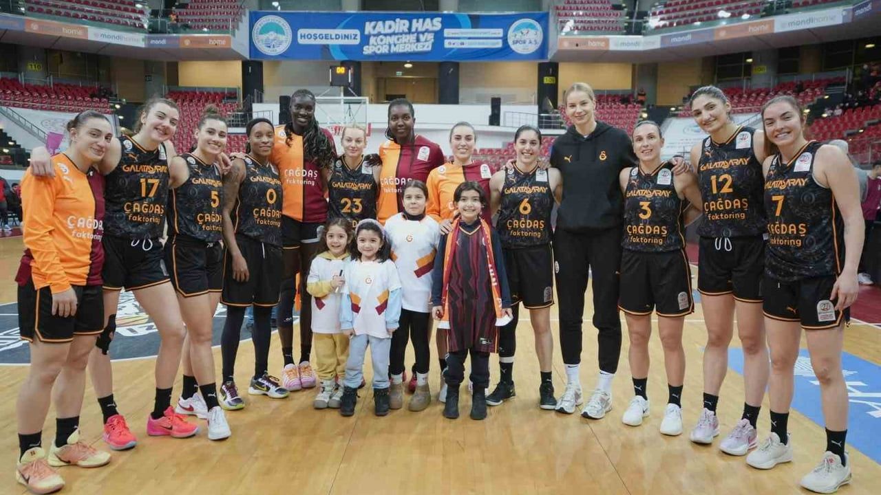 Halkbank Kadınlar Basketbol Süper Ligi 14. Hafta: Galatasaray 95-70 Melikgazi Kayseri Basketbol