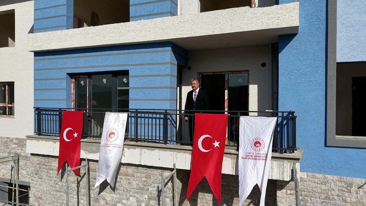 Hasanbeyli rezerv alanında 70 iş yeri, 68 konut ve 600 kişilik cami inşaatı tamamlanma aşamasında